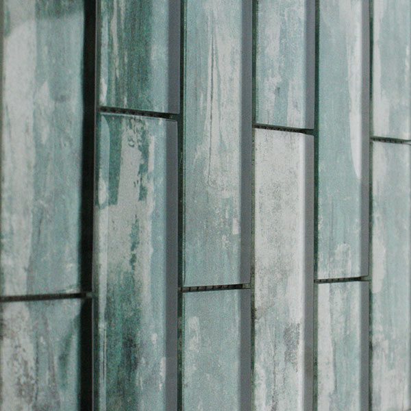 driftwood green mosaic tiles by craft ceramics drg
