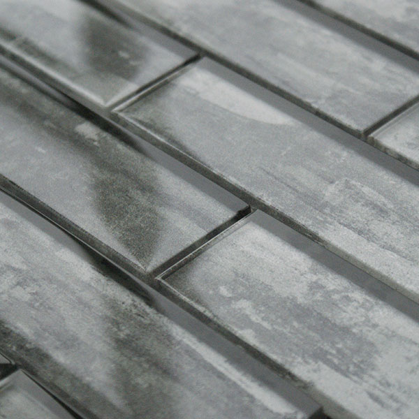 driftwood grey mosaic tile sheet by craft ceramics DRGR