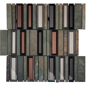roman bronze mosaic sheet by craft ceramics rbr