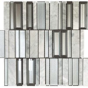 roman white mosaic sheet by craft ceramics code: RWH